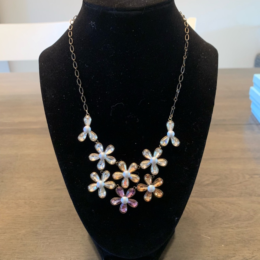Touchstone Crystal by Swarovski Garden Envy necklace and matching earrings